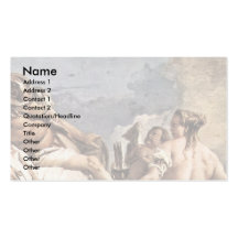 Mars, Venus And Cupid By Tiepolo Giovanni Domenic Business Card