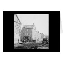 Marshall House in Alexandria, VA 1865 Greeting Cards