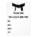 Martial Arts Birthday Party Invitation
