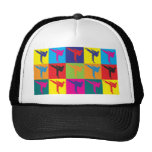 Martial Arts Pop Art Mesh Hats