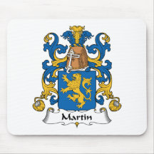 Martin Family Crest Mouse Mat