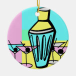 Martini Christmas Tree Ornaments