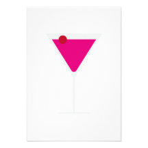 Martini Glass Invite