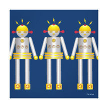 Martzkins In Outer Space Canvas Gallery Wrapped Canvas