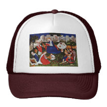 Mary In The Garden Agreed With Saints By Meister D Trucker Hat