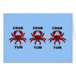 Maryland crabs card