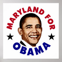 Maryland For Obama Print