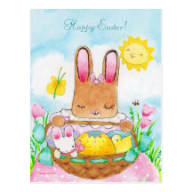 Mary's Easter basket Postcard