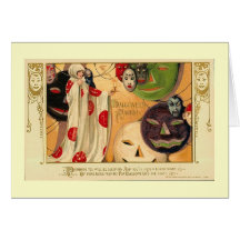 Masks Greeting Card