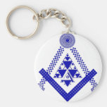 Mason Fractal Key Chain