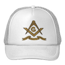 Masonic emblem cap trucker hats