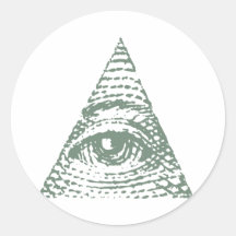 Masonic eye sticker