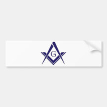 Masonic "G" Products Bumper Stickers