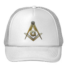 Masonic Square and Compasses Mesh Hats