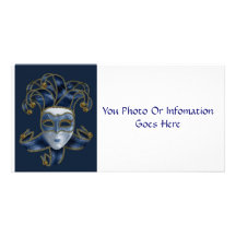 Masquerade Ball - Designer Photo Card