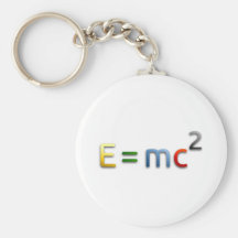 Mass-Energy Equivalence Formula Keychains