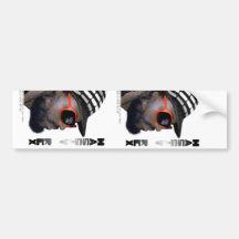 MASSIV REX WEARS BUMPER STICKER
