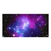 Massive Galaxy Cluster MACS J0717 Photo Greeting Card