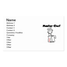 Master Chef Business Card Template