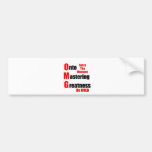 Masters Degree Bumper Stickers