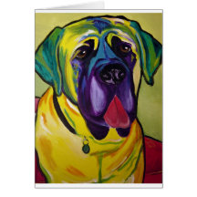 Mastiff #3 greeting cards