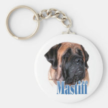 Mastiff (apricot2) Name Key Chain