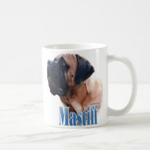 Mastiff (apricot) Name Coffee Mugs