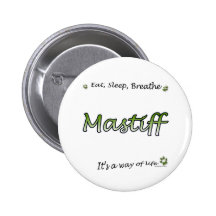 Mastiff Breathe green Button