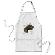 Mastiff (brindleapricot) History Design Aprons