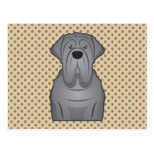 Mastiff Cartoon Post Cards