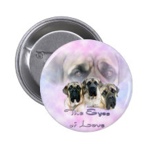 Mastiff Eyes of Love Button