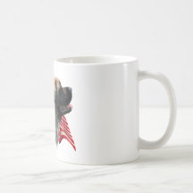 Mastiff (fluffy) Flag Mugs
