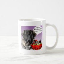 Mastiff (fluffy) Halloween Candy Mug