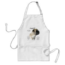 Mastiff (light brindle) History Design Apron