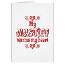 MASTIFF Love Greeting Card