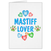 MASTIFF LOVER CARD