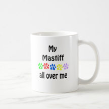 Mastiff Walks Design Mug