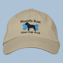 Mastiffs Rule Embroidered Hat embroidered hats