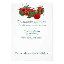 MATCHING Reception Holiday Cards Personalized Announcement