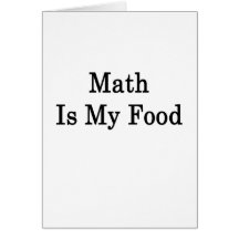 Math Is My Food Cards