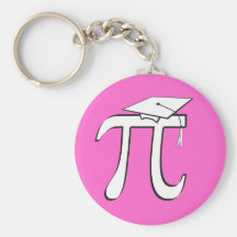 Math Pi Graduate Key Chain