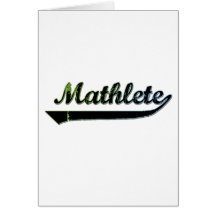 Mathlete Greeting Cards