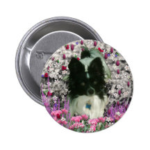 Matisse in Flowers - Papillon Button