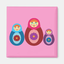 Matryoshka Dolls Refrigerator Magnets