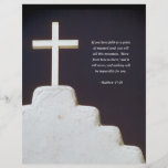 MATTHEW 17:20 Bible Verse Full Colour Flyer