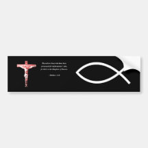 MATTHEW 5:10 Bible Verse Bumper Sticker