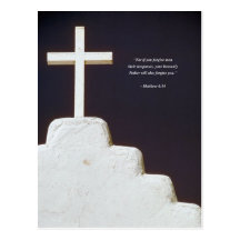MATTHEW 6:14 Bible Verse Post Card