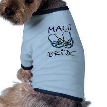 Maui Bride Wedding Pet T Shirt