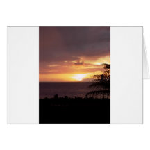 Maui_sunset Cartao