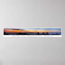 Mauna Kea Sunset Panorama Posters